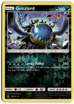 Pokemon TCG Guzzlord 80/131 Sm-Forbidden Light Reverse Holo - Image 1