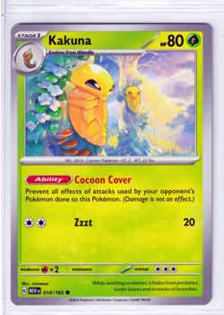 Kakuna 14/165 Scarlet & Violet 151 ENGLISH Common 2023 Near Mint Pokemon - Image 1