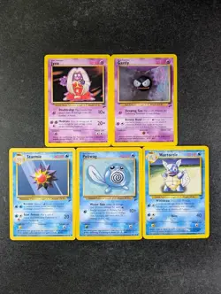 2000 Pokemon Base Set 2 Common/ Uncommon English JYNX/ GASTLY/ STARMIE Lots - Image 1