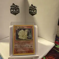 Pokemon TCG Ninetales Holo Rare Unlimited 12/102 Base Set - Image 1