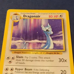 Pokemon Dragonair 18/102 Base Set Regular Moderately Played *FREE SHIPPING* - Image 2