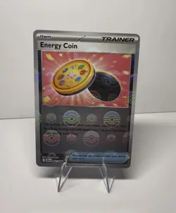 Pokemon TCG Energy Coin Poke Ball Pattern Sv: Black Bolt 081/086 - Image 1