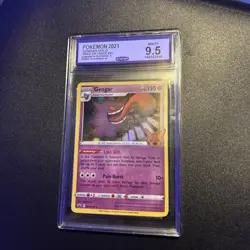 Pokemon Gengar (2022) Trick or Trade BOOster 057/198 Holo Graded CGC Mint 9.5 - Image 1