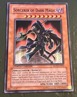 Yu-Gi-Oh! Sorcerer Of Dark Magic MOV-EN002 Limited Edition NM Never Played - Image 1