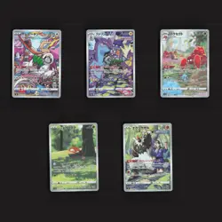 Pokemon FULL ART & Illustration ULTRA RARE JPN Holos Set of 5 Pokemon Cards Lot - Image 1