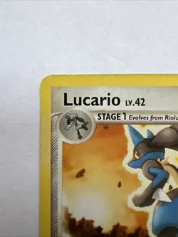 Pokemon Platinum Edition Uncommon Card - Lucario 53/127 - Image 3