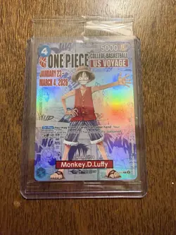 One Piece Monkey.D.Luffy US College Promo P-055 Trading card - New, Sealed - Image 1