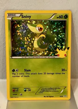 Snivy 5/25 2021 McDonald's 25th Anniversary Pokemon Card Promo Holo - Nm - Image 1