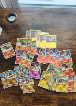 50 Pokemon radiant holo cards lot japanese - Image 1