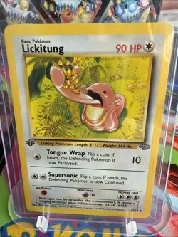 Pokemon TCG Lickitung 1st Edition Card WOTC Jungle, 38/64 Never Played, NM - Image 1