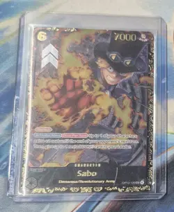 One Piece TCG Op13-120 Sabo Store Treasure Cup Winner Card Sealed Alt Art - Image 2
