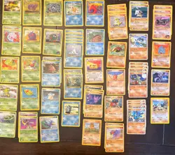 Lot of 60- Assorted Vintage Pokemon Cards Incl Duplicates Most In NM Condition - Image 1