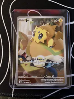 Pokemon TCG Joltik Illustration Rare Paradox Rift Holo Card 196/182 NM Condition - Image 1