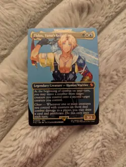 Tidus, Yuna's Guardian - MTG - Final Fantasy - Borderless Non-Foil - NM - Image 1