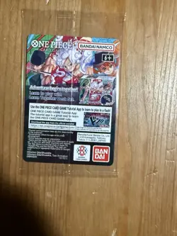 One Piece Monkey D. Luffy US Voyage College Basketball Card Rutgers w/ Poster - Image 3