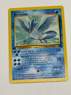 1999 Pokemon Fossil 1st Edition Articuno Non-Holo 17/62 - Image 3