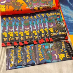Pokemon TCG Trick or Trade BOOster Bundle + 14 Packs + stickers + activity sheet - Image 2