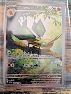 VIBRAVA - ILLUSTRATION RARE HOLO - SSP 206/191 POKEMON Surging Sparks NM - Image 1