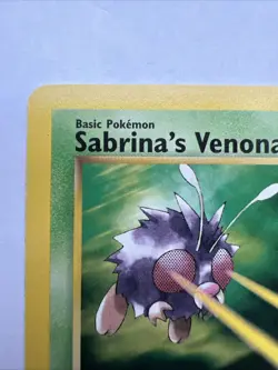 Sabrina's Venonat 1st Edition Gym Heroes Pokemon TCG 96/132 Common - Image 3
