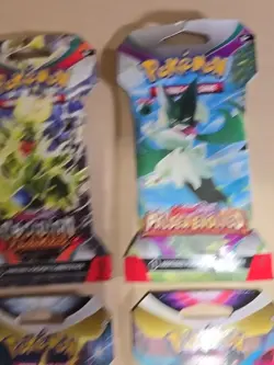 4x Pokemon TCG Mixed Sleeved Booster Packs - Image 3