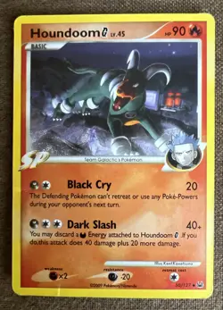 Houndoom G Platinum Pokemon TCG 50/127 SP Uncommon - Image 1