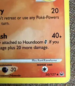 Houndoom G Platinum Pokemon TCG 50/127 SP Uncommon - Image 5