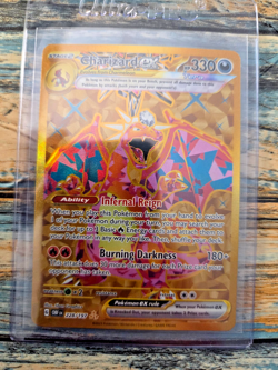 Charizard ex 228/197 Gold Secret Rare Obsidian Flames OBF Pokemon TCG - Image 1