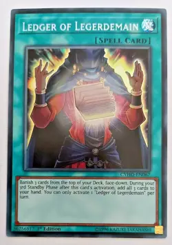 Yugioh Ledger of Legerdemain - Secret Rare - CYHO-EN067 - N/M - 1st.Ed. - Image 1