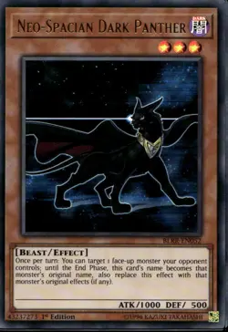Neo-Spacian Dark Panther 1st Ed Ultra Rare BLRR-EN052 Yu-Gi-Oh! - Image 1