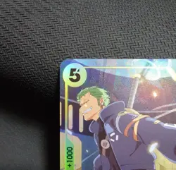 One Piece CCG Roronoa Zoro V Jump 8/2025 Magazine OP07-113 Promo Card - Image 2
