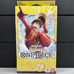 One Piece Starter Deck Egghead English St-29 Brand New Factory Sealed Bonus Pack - Image 1