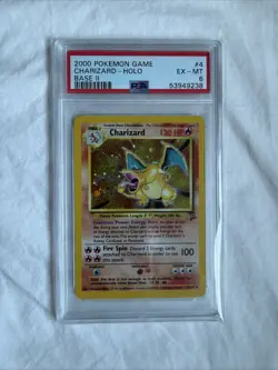 2000 POKEMON BASE SET 2 #4 004/130 CHARIZARD HOLO PSA 6 - Image 1