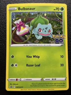 Bulbasaur SWSH231 Sword & Shield Black Star Promo Pokemon Card Light Play - Image 1