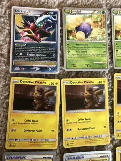 Lot Of 61 Pokemon Cards; Darkrai, Detective Pikachu, Jumpluff, Groudon & More - Image 2