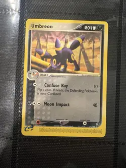BEAUTIFUL UMBREON DECENT CONDITION E CARD 24/100 POKEMON TCG - Image 1