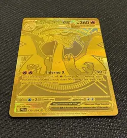 Pokemon Mega Charizard X EX phantasmal Flames NM 130/94 GOLD TCG Card - Image 4