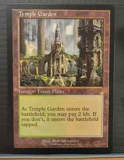 Mtg TEMPLE GARDEN Retro Frame NM Ravnica Remastered 414 -Argo- - Image 1