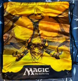 Magic the Gathering Drawstring Bag Backpack promo PAX 2012 Nicol Bolas NEW MTG - Image 1