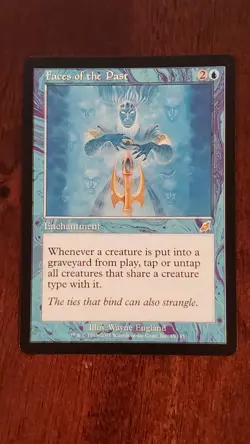 Faces of the Past Scourge EX/LP #35 MTG Magic the Gathering Enchantment Rare - Image 1