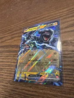 Zekrom ex Black Bolt Stamped 034/086 Holo Pokemon - Image 1