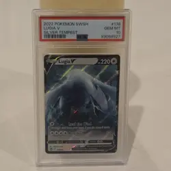 Pokemon Lugia V Silver Tempest 138/195 Ultra Rare Holo PSA 10 Basic 220 HP EN - Image 1