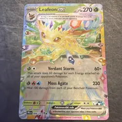 Pokemon TCG Leafeon EX 006/131 Prismatic Evolutions - Image 1