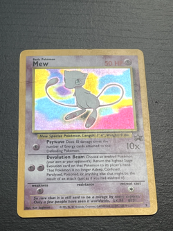 Pokemon TCG Mew Black Star Promo 9 Holo WOTC - Image 3