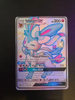 Pokemon: Sylveon GX SV76/SV94 [English] [NM] Hidden Fates: Shiny Vault Holo - Image 1