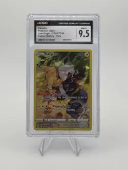CGC 9.5 Pikachu TG05/TG30 2022 Pokemon Lost Origin Trainer Gallery Holo - Image 1