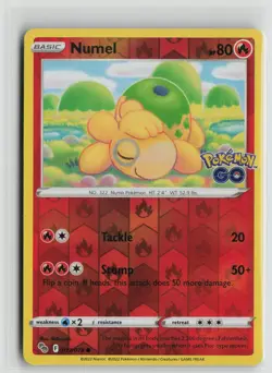 Pokemon TCG Pokemon Go Numel x1 NM Reverse Holo 013 - Image 1
