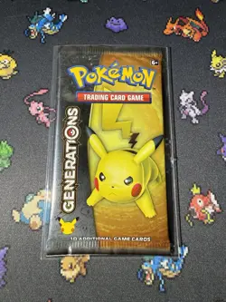 WEIGHED 18g NEW Factory Sealed Generations Pokemon TCG Booster Pack Pikachu Art - Image 1