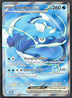Dondozo ex 211/182 - Pokemon Destined Rivals - Ultra Rare - NM - Image 1
