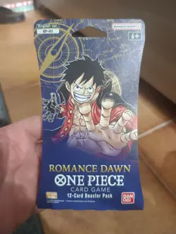 One Piece ENGLISH TCG: Romance Dawn OP-01 Blister/Booster Pack New Sealed - Image 1