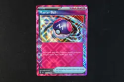 Master Ball 153/162 Holo Ace Spec Pokemon TCG Card Temporal Forces NEAR MINT - Image 1